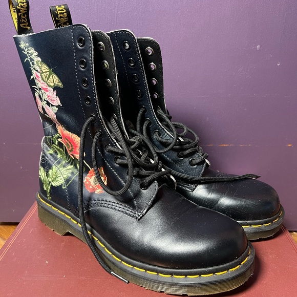 Dr. Martens 1490 WB Wild Botanics Combat Boots size 10 - Picture 5 of 6